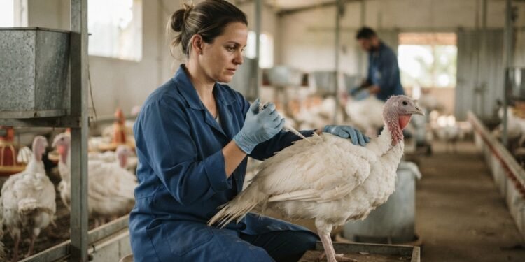Estudos explicam como a seleção genética alterou o corpo do peru comercial e tornou a inseminação artificial essencial na criação