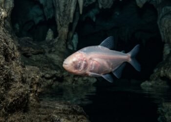 A escuridão das cavernas favorece mudanças nos olhos, na pigmentação e em outros sentidos