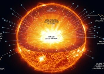 Por que os neutrinos escapam do Sol em segundos, enquanto a luz pode levar milhares de anos?