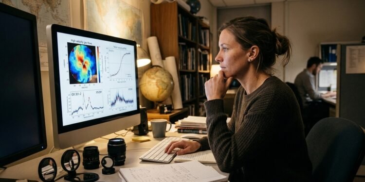 XRISM registra gás a 540 mil km/h caindo em pulsar e revela mudanças em disco turbulento