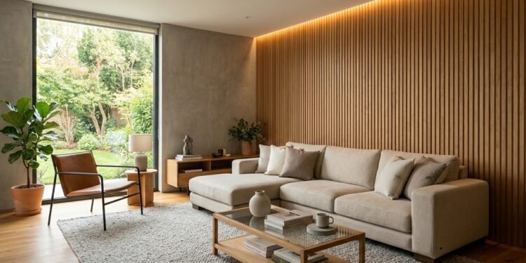 Espelhos e quadros perdem protagonismo: 4 tendências que renovam as paredes da sala de estar