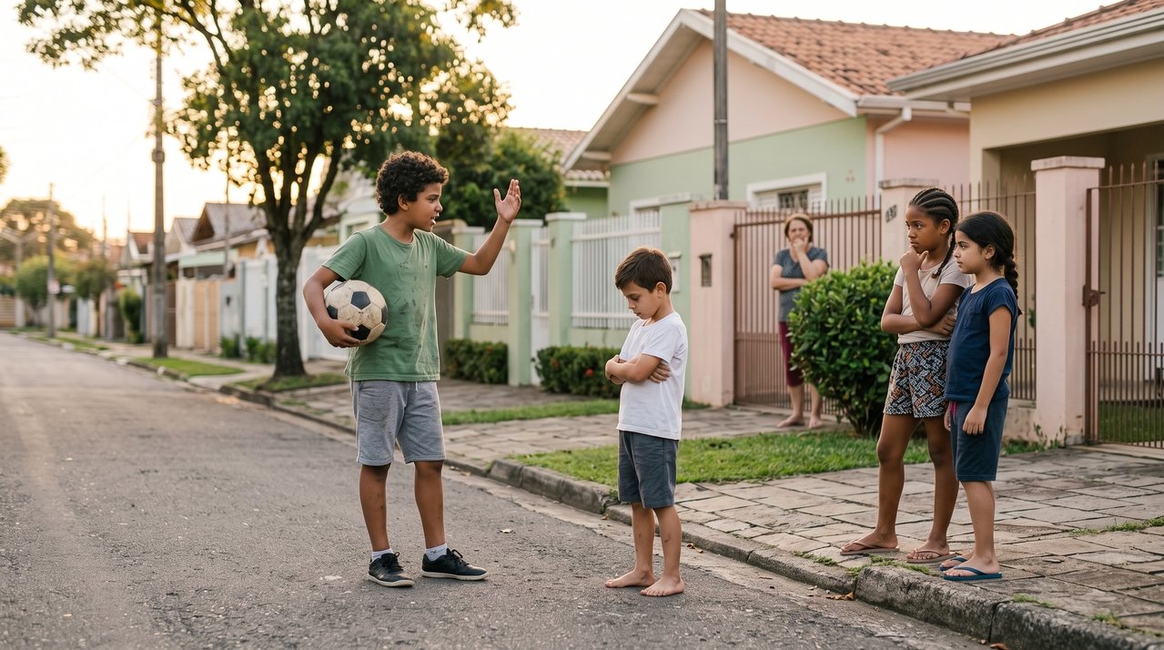 Quando brincar significava reunir os amigos na calçada e decidir as regras na hora, as crianças exercitavam habilidades sociais que dificilmente percebiam estar desenvolvendo