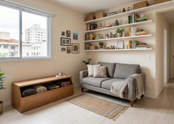 Casas pequenas ganham mais espaço com soluções que aproveitam cada canto, segundo arquitetos em design de interiores e organização do lar