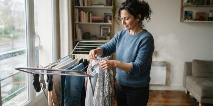 Como secar suas roupas dentro de casa para que permaneçam frescas e limpas
