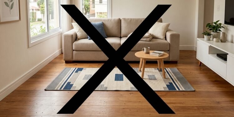 Os tapetes da sala perdem espaço para soluções práticas e fáceis de limpar, uma tendência que especialistas em decoração ajudam a explicar
