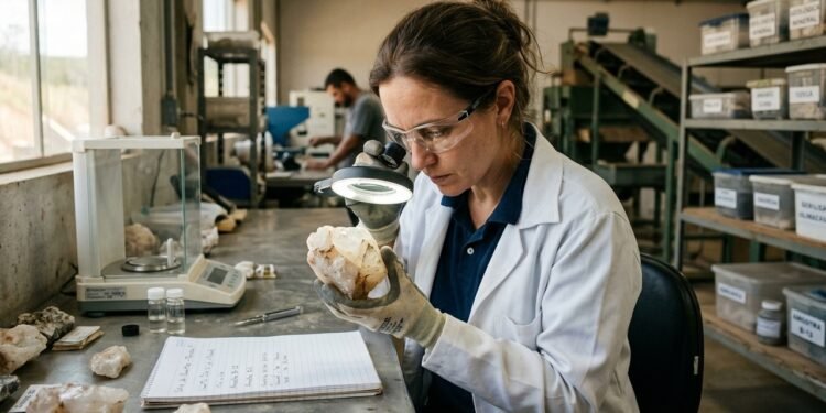 O mineral de uma cidade americana que ajuda a fabricar chips no mundo