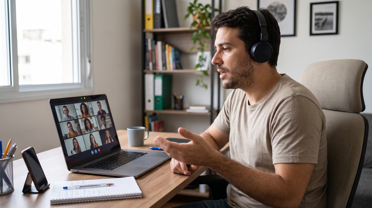 Funcionário participa de reunião interna por videochamada e descobre depois que gravação com comentários pessoais foi compartilhada com pessoas que não estavam no encontro.