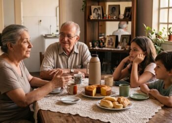 As tardes na casa dos avós tinham cheiro de café, conversas demoradas e histórias repetidas, mas escondiam algo que a psicologia reconhece como importante para a formação da identidade familiar