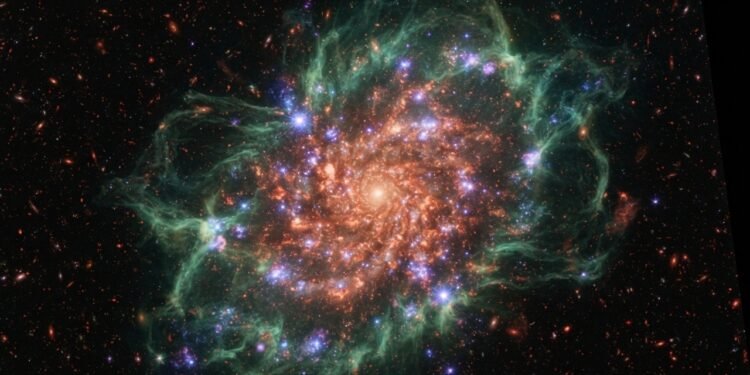 O oxigênio aparece em JADES-GS-z14-0 quando o Universo tinha menos de 300 milhões de anos