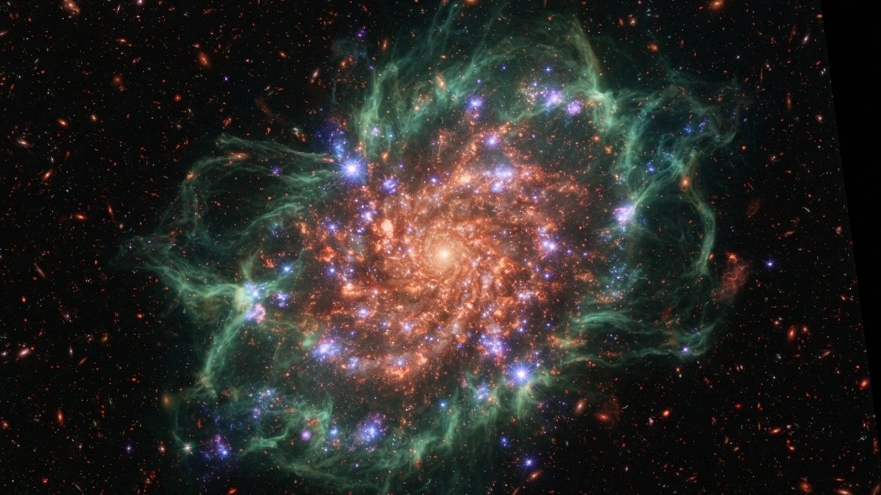 O oxigênio aparece em JADES-GS-z14-0 quando o Universo tinha menos de 300 milhões de anos