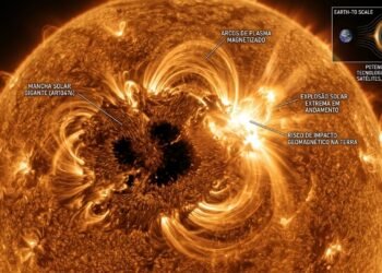 Mancha solar de 1947 revela que o Sol pode produzir explosões extremas