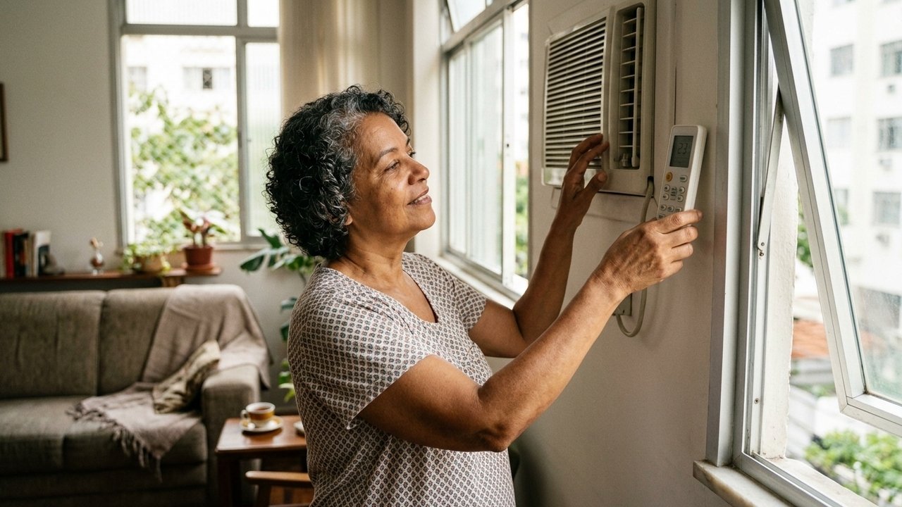 O ar-condicionado pode gastar menos energia no verão com um ajuste simples na temperatura