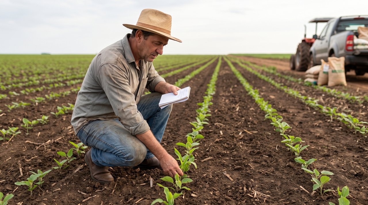 Produtor rural compra sementes suficientes para plantar 12 hectares e descobre, depois da germinação, que recebeu uma variedade diferente da contratada; o fornecedor reconhece a troca, mas se recusa a assumir o possível prejuízo da safra