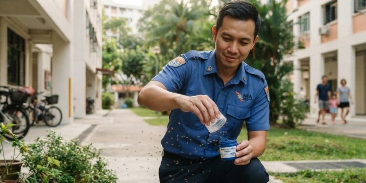 Singapura libera milhões de mosquitos machos e reduz o risco de dengue em mais de 70%