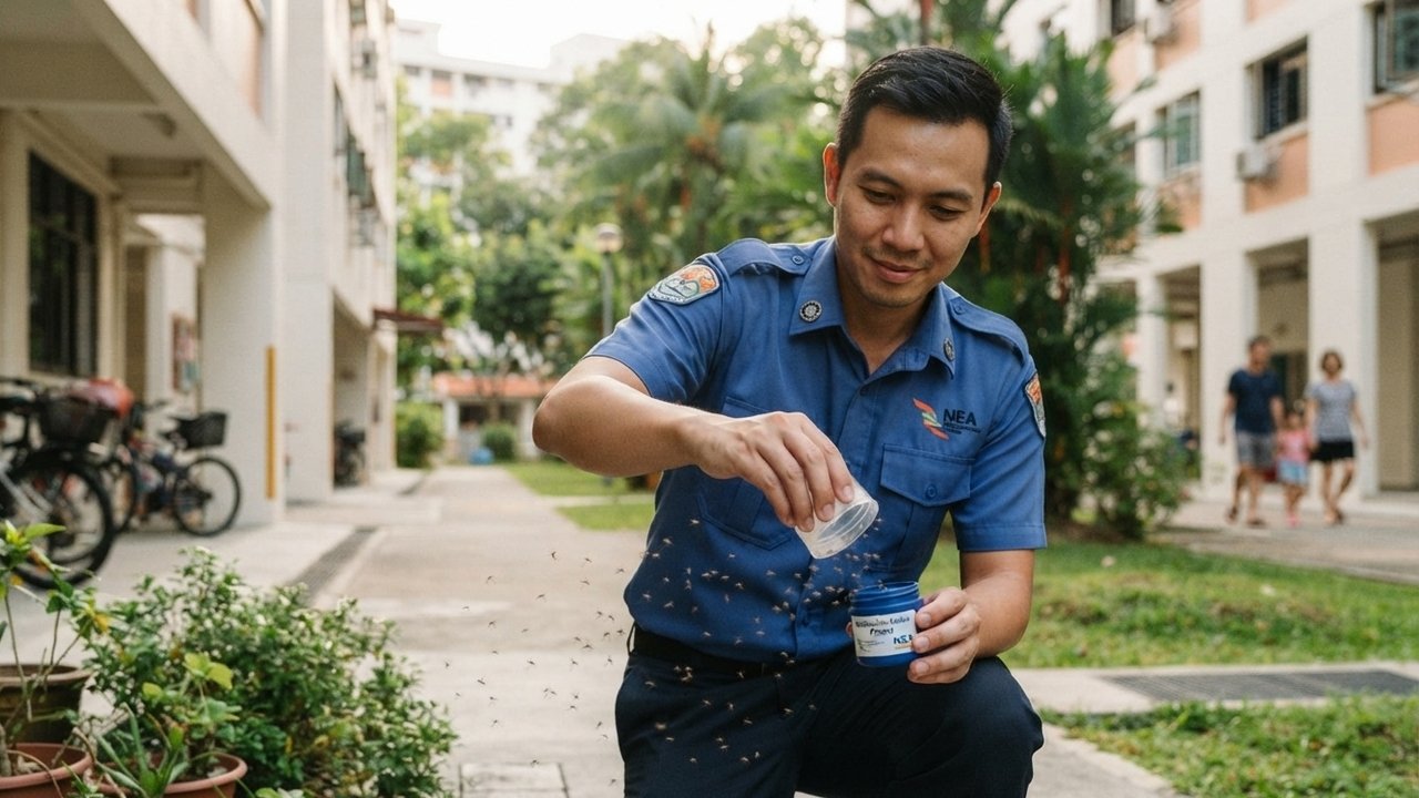 Singapura libera milhões de mosquitos machos e reduz o risco de dengue em mais de 70%