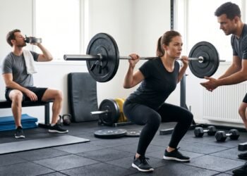 Fazer agachamentos ajuda bastante a fortalecer pernas e glúteos, mas o crescimento muscular depende de aumentar gradualmente a dificuldade do exercício e respeitar o tempo de recuperação