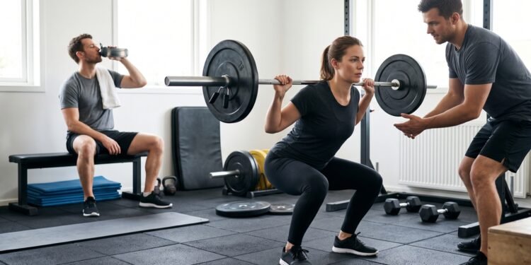Fazer agachamentos ajuda bastante a fortalecer pernas e glúteos, mas o crescimento muscular depende de aumentar gradualmente a dificuldade do exercício e respeitar o tempo de recuperação