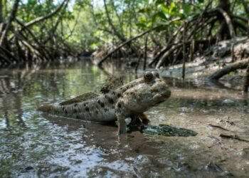 O peixe-saltador-do-lodo explora a terra sem abandonar a vida aquática