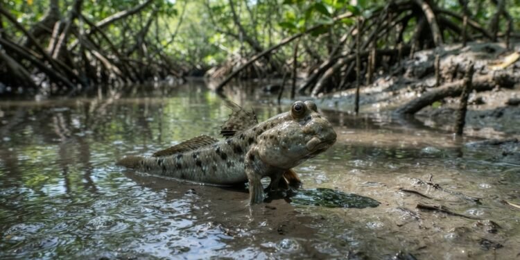 O peixe-saltador-do-lodo explora a terra sem abandonar a vida aquática