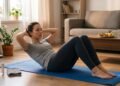 Fazer abdominais todos os dias fortalece a região da barriga, mas a definição dos músculos só fica visível quando existe uma redução suficiente da gordura corporal