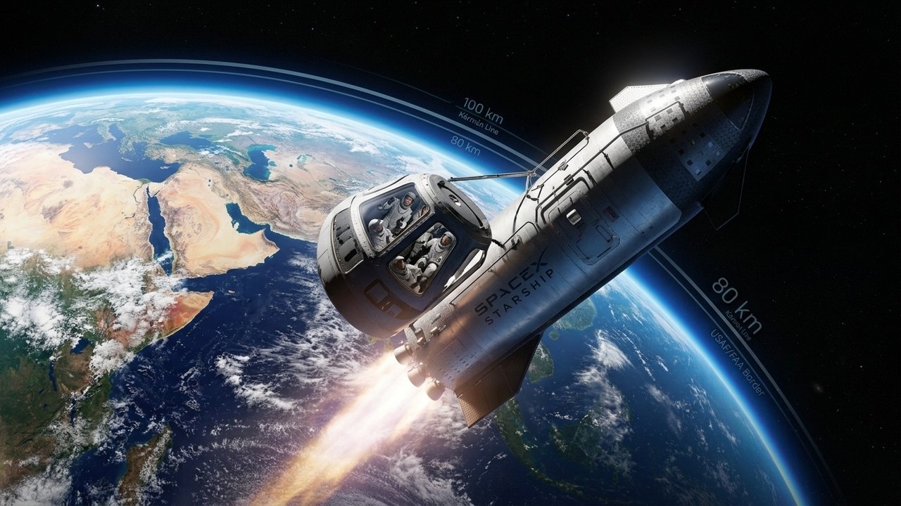 fronteira entre a Terra e o espaço