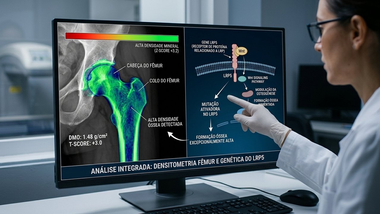 mutação genética que deixa os ossos mais fortes