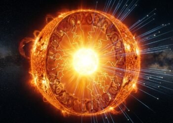 Neutrinos escapam do Sol em segundos, mas a luz pode levar milhares de anos