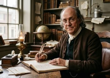 Cientistas revelam: a intrigante observação no mar que levou Benjamin Franklin a criar o famoso e revolucionário experimento com óleo