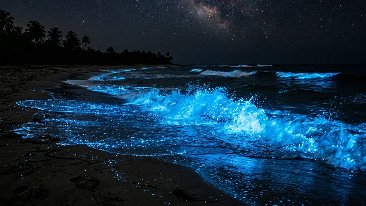 bioluminescência marinha