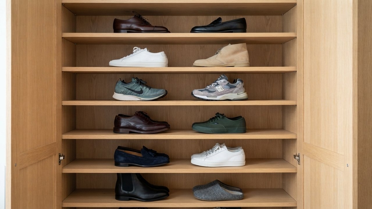 como organizar sapatos