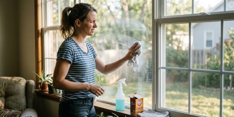 Janelas brilhantes sem marcas: o ingrediente de cozinha que pode facilitar a limpeza dos vidros