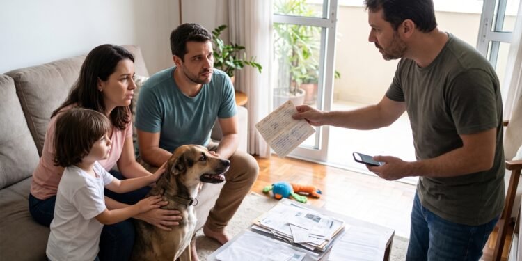 Família adota cachorro encontrado abandonado, gasta R$ 7 mil com tratamentos veterinários e, dois anos depois, recebe mensagem de um homem que apresenta documentos e afirma ser o verdadeiro dono do animal