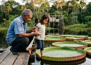 Pesquisadores da USP revelam a engenharia por trás da Victoria amazonica: entenda como a maior planta aquática do mundo sustenta peso