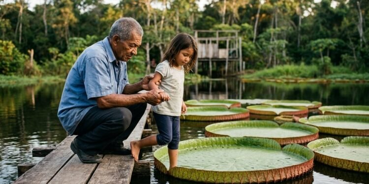 Pesquisadores da USP revelam a engenharia por trás da Victoria amazonica: entenda como a maior planta aquática do mundo sustenta peso