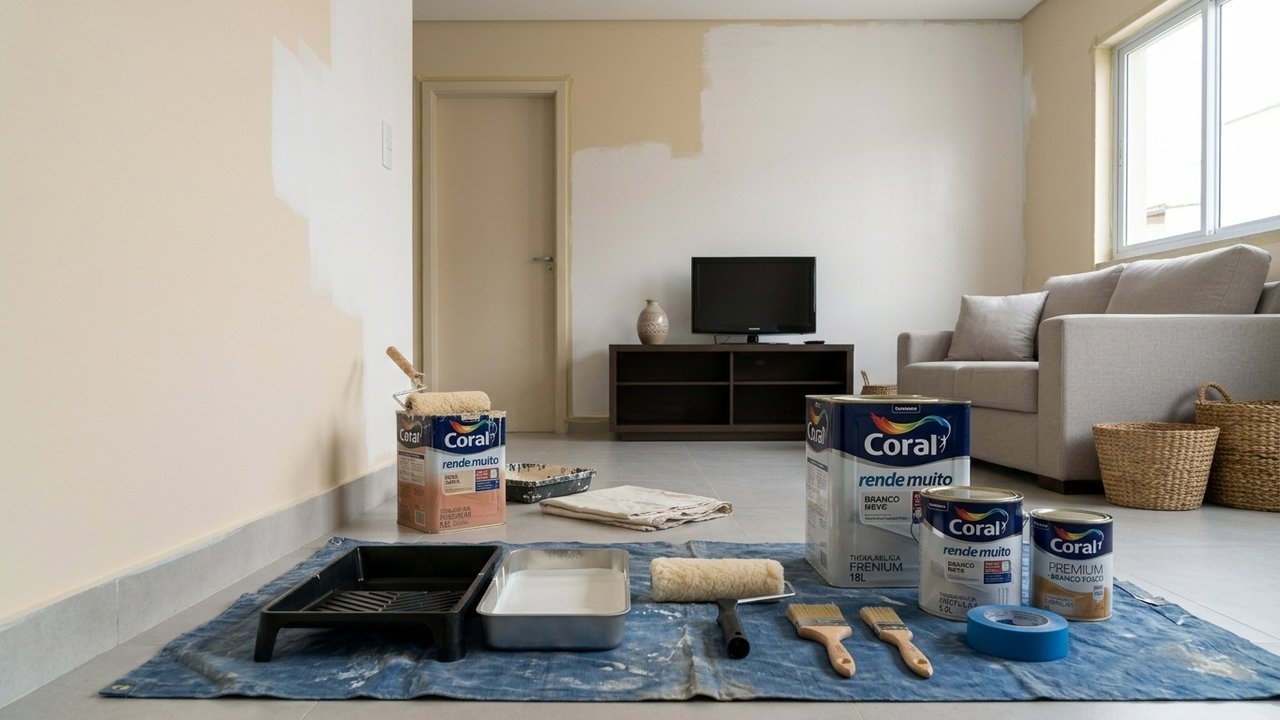quanto custa pintar um cômodo