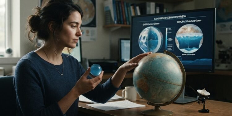 Oceanos extraterrestres mostram que muita água pode estar escondida sob o gelo