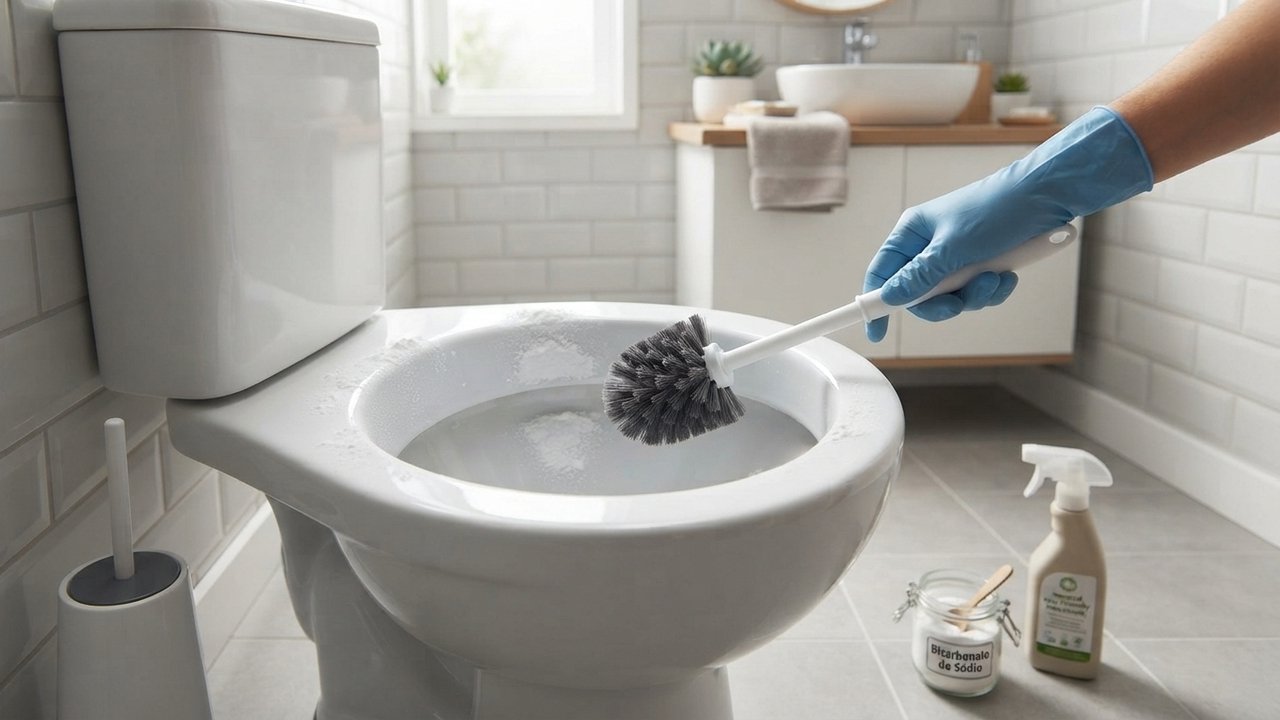 bicarbonato no vaso sanitário