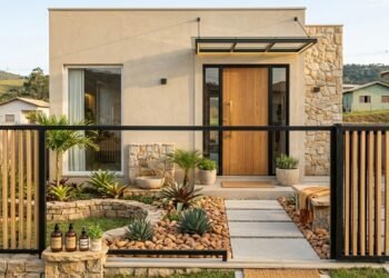 Especialistas em paisagismo apontam 9 modelos de cercas simples e minimalistas que deixam terrenos pequenos bem mais sofisticados e modernos