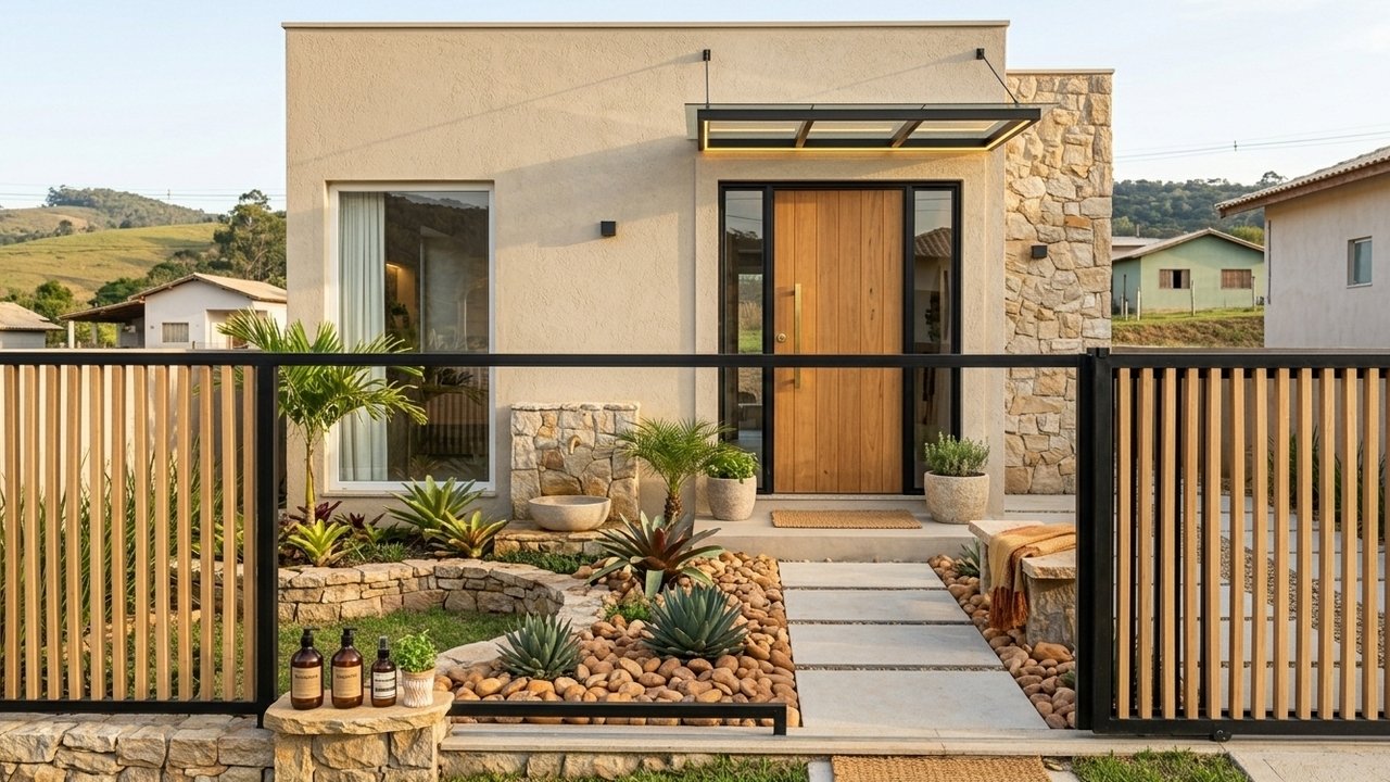 Especialistas em paisagismo apontam 9 modelos de cercas simples e minimalistas que deixam terrenos pequenos bem mais sofisticados e modernos