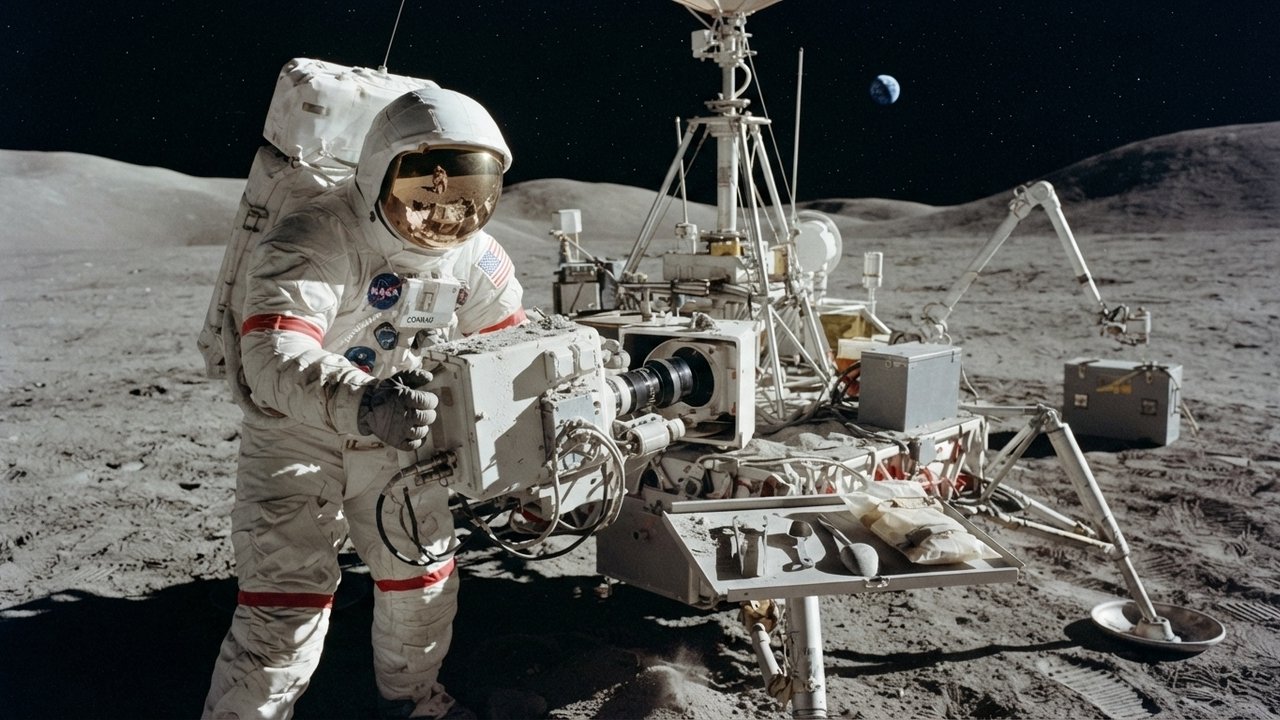 Apollo 12 encontra a Surveyor 3 na Lua e traz peças da sonda de volta à Terra; cientistas estudaram o que a exposição ao espaço lunar causou