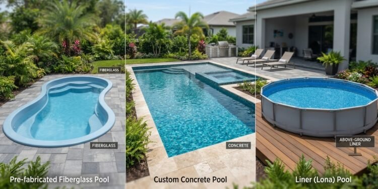 Estudo revela como formato, manutenção e instalação definem a escolha da piscina ideal: confira o guia para tomar a melhor decisão.