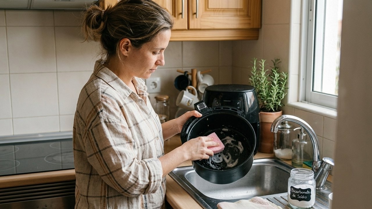 bicarbonato na air fryer