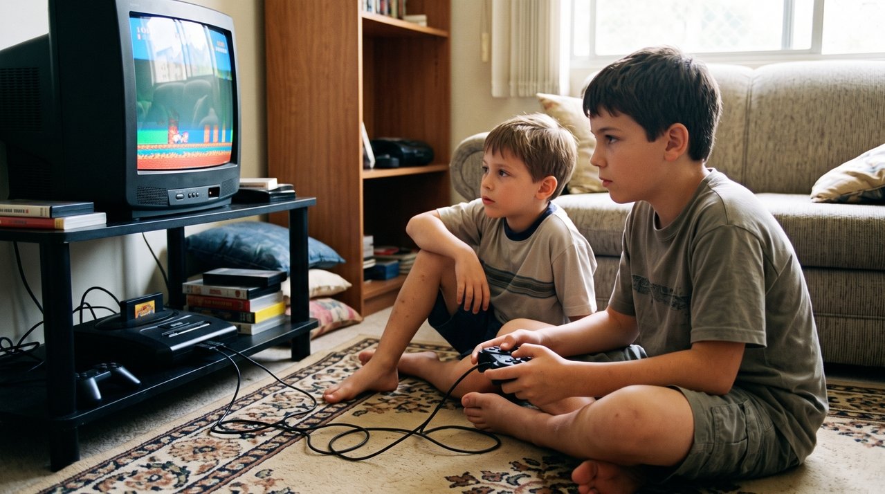 Quem cresceu dividindo o único videogame da casa com três irmãos conhece uma experiência que vai muito além da diversão: aprender a esperar, negociar e aceitar que nem sempre seria sua vez