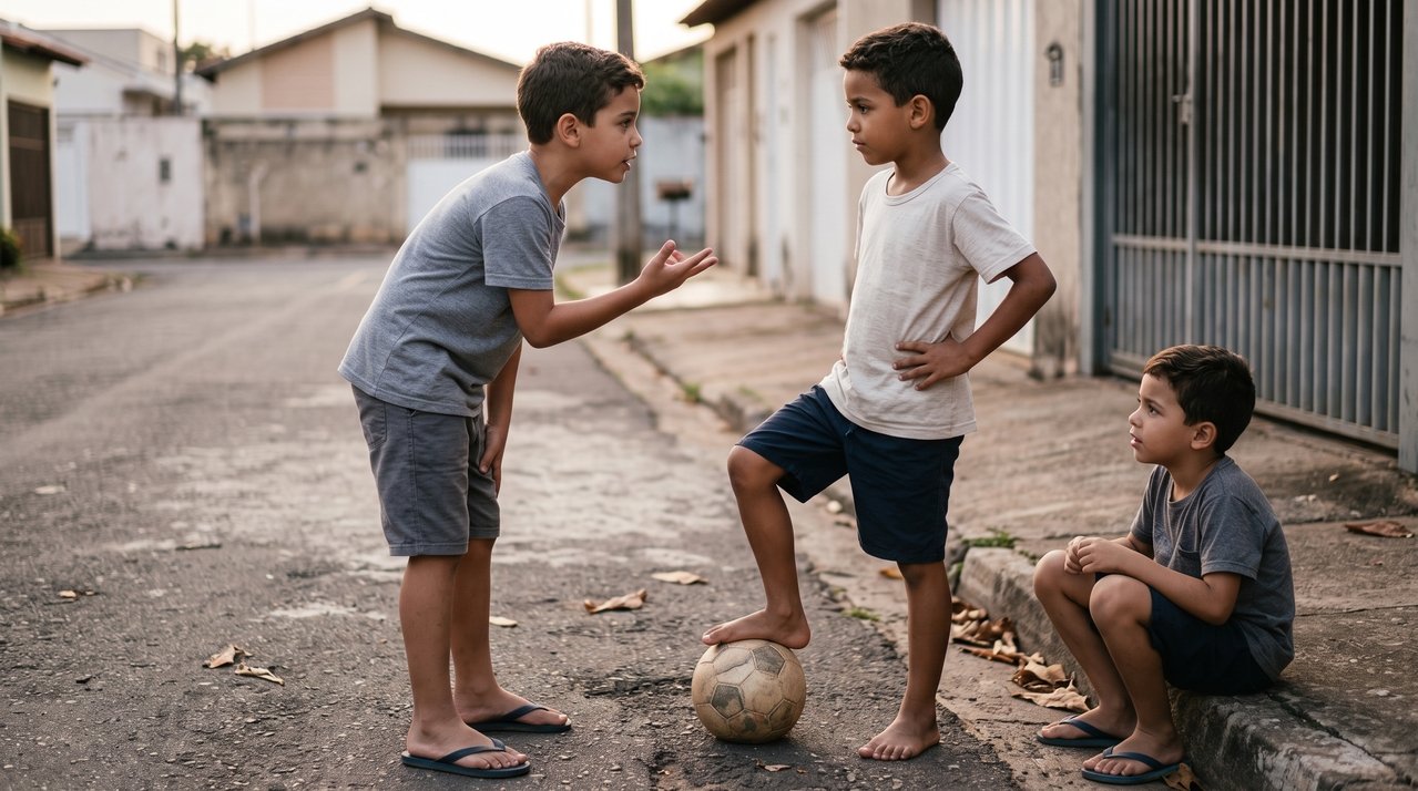 Crianças que precisavam resolver pequenas desavenças com os amigos sem chamar os pais a cada discussão vivenciavam uma forma de aprendizado social que hoje merece atenção
