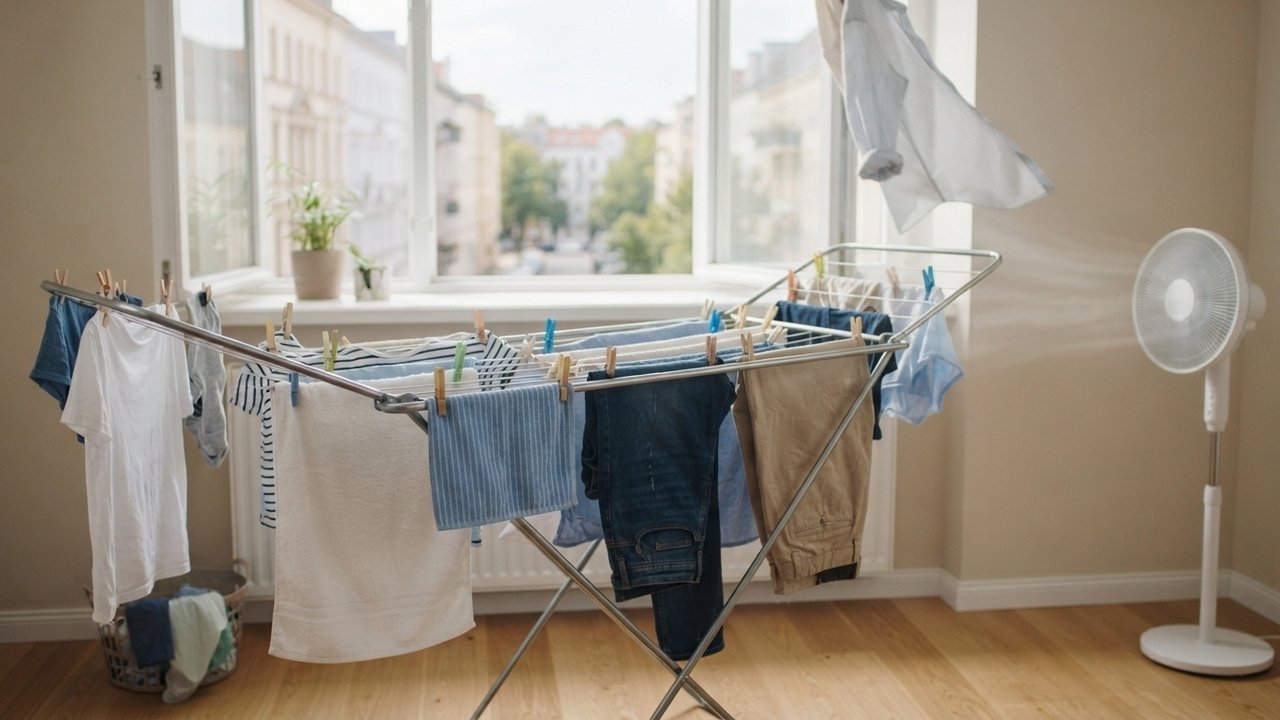 secar roupas dentro de casa