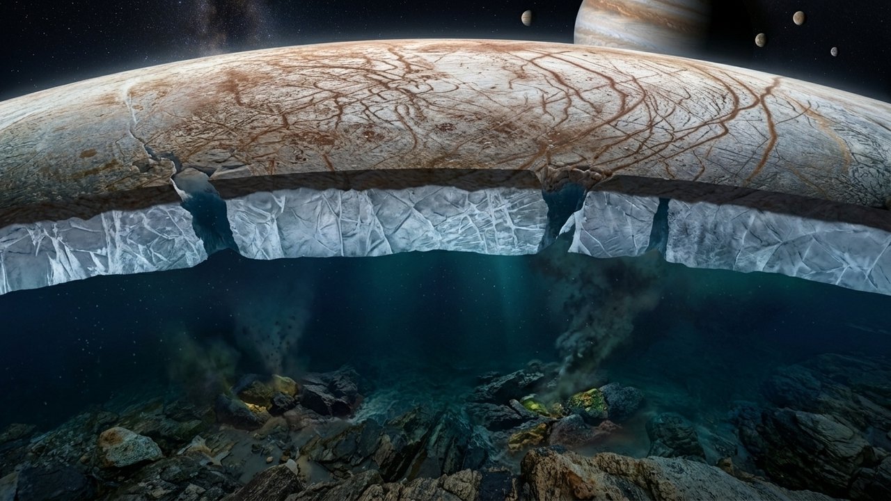 Oceano subterrâneo de Europa