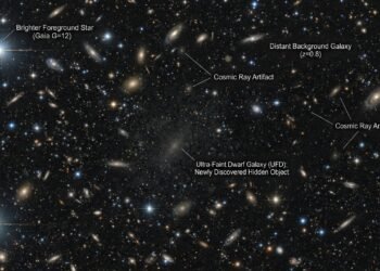 Astrônomos encontram 47 galáxias “fantasmas” escondidas em imagens do espaço profundo