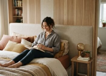 Especialistas em decoração apontam como a composição integrada atrás da cama substitui o encosto tradicional, garantindo mais estilo para o quarto