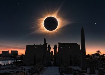 Eclipse solar de 2027 vai escurecer os templos de Luxor por mais de seis minutos