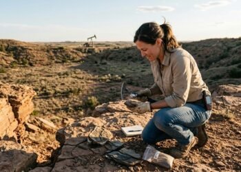 Cratera que produz petróleo em Oklahoma pode estar ligada a uma grande extinção marinha